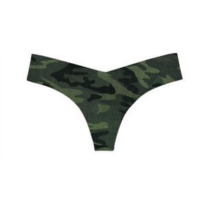 Commando NWT Printed Thong Panty Low-Rise Camo Dot M/L